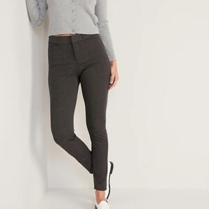 Old Navy Dark Gray High Waisted Pixie Style Slim Pants Size 2 New With Tags